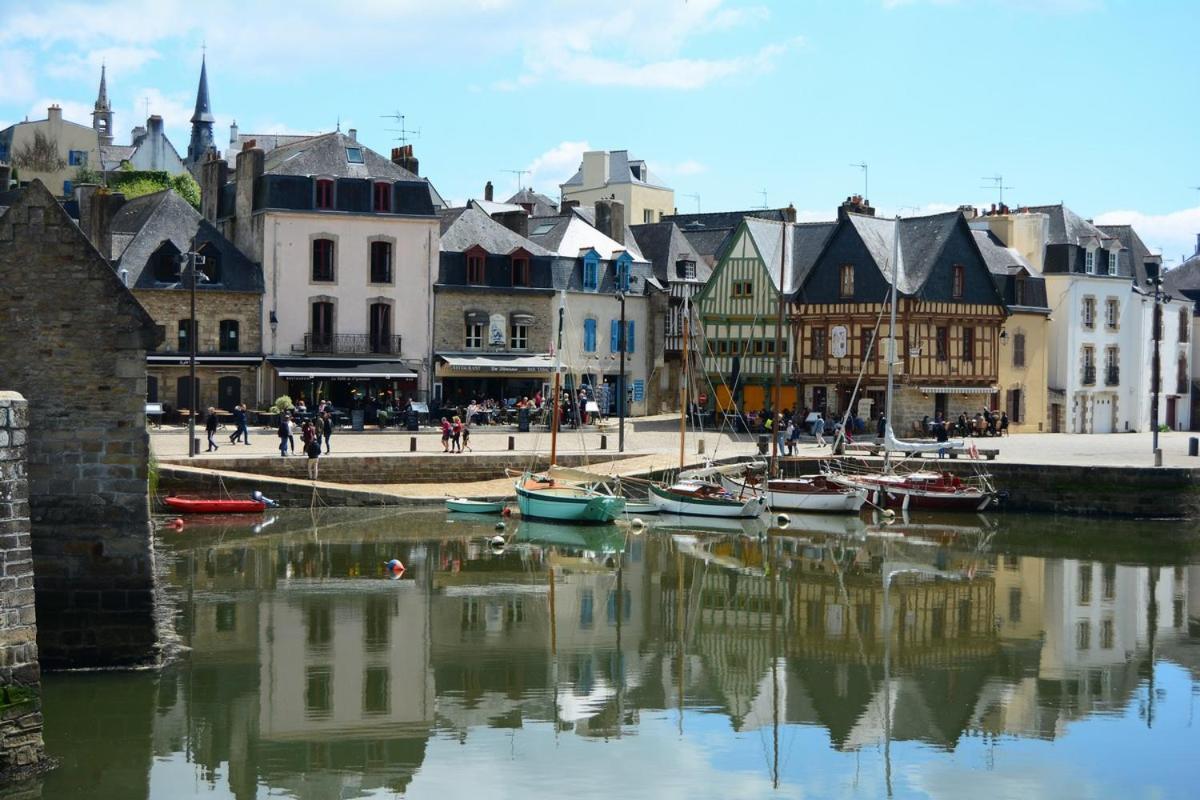 Tres Bel Appartement Avec Superbe Vue Sur Le Port De Saint Goustan أوري المظهر الخارجي الصورة